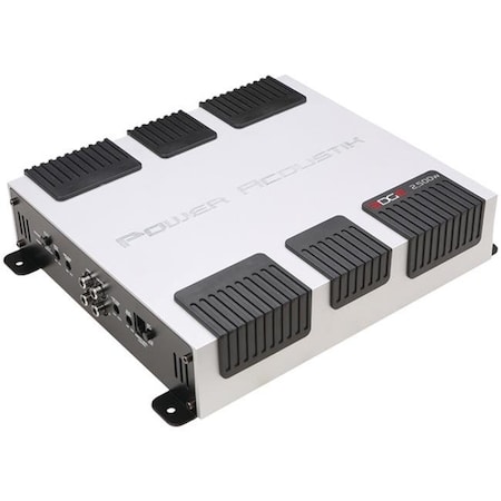 Power Acoustik Power Acoustik EG1-2500D Max 2500 watt Edge Series Monoblock Class D amp; Gray EG1-2500D